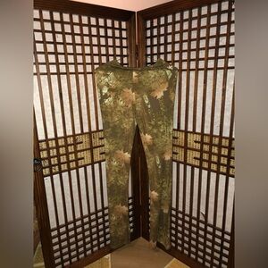 Camouflage Flare & Wide Leg Jeans